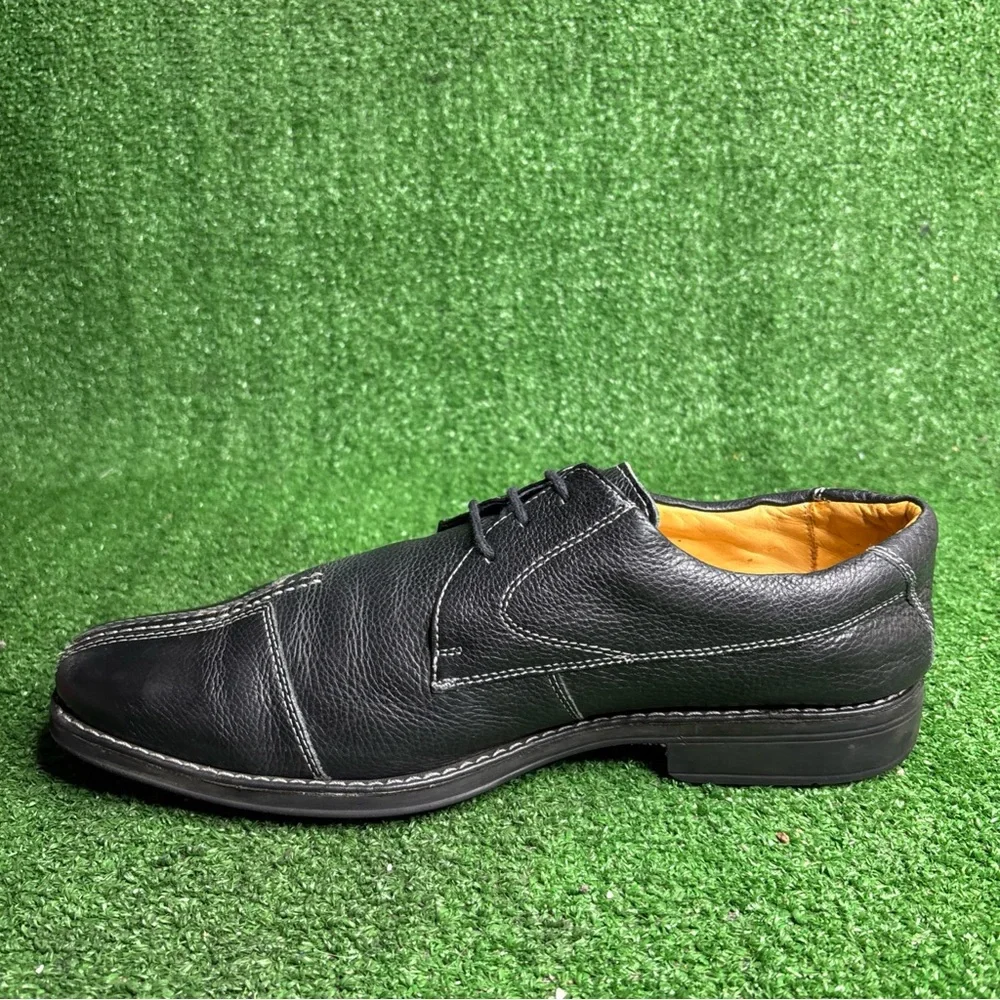 Sandro Moscoloni‎ Oxford Men's Size 11.5 Black Leather Dress Shoe Split Toe